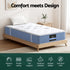 25cm King Single Mattress Pocket Spring Euro Top Medium Firm Bamboo Fabric