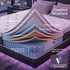 King Mattress Lumbar Support, 5-Zone Pocket Springs & 2-Row Hardened Edges for Deep Sleep, Cooling Gel Memory & Egg-Crate Foam