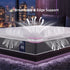 King Mattress Lumbar Support, 5-Zone Pocket Springs & 2-Row Hardened Edges for Deep Sleep, Cooling Gel Memory & Egg-Crate Foam