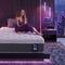 King Single Mattress Lumbar Support, 5-Zone Pocket Springs & 2-Row Hardened Edges for Deep Sleep, Cooling Gel Memory & Egg-Crate Foam