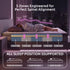Queen Mattress 2 Rows Edge Support for Deep Sleep 5-Zone Ergonomic Pocket Spring Breathable Corrugated Sponge Medium Firm 30CM