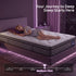 Single Mattress 2 Rows Edge Support for Deep Sleep 5-Zone Ergonomic Pocket Spring Breathable Corrugated Sponge Medium Firm 30CM