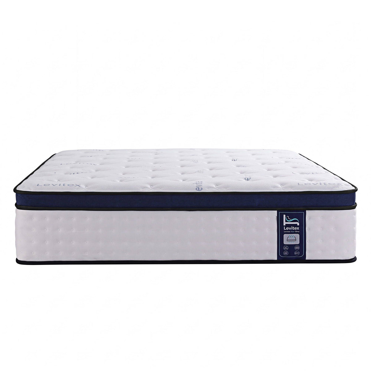 35CM Double Mattresses Gel Memory Foam and 7-Zone Ergonomic Pocket Spring, Anti-Roll Dual-Row Edge, Undisturbed Deep Sleep For Restless Couples, Triple Cooling System