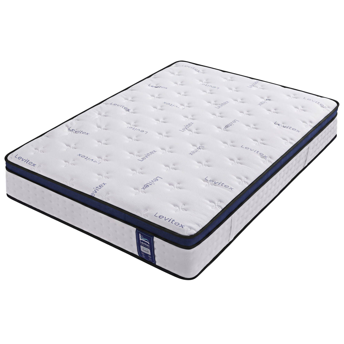 35CM Double Mattresses Gel Memory Foam and 7-Zone Ergonomic Pocket Spring, Anti-Roll Dual-Row Edge, Undisturbed Deep Sleep For Restless Couples, Triple Cooling System