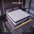 35CM King Mattresses Gel Memory Foam and 7-Zone Ergonomic Pocket Spring, Anti-Roll Dual-Row Edge, Undisturbed Deep Sleep For Restless Couples, Triple Cooling System