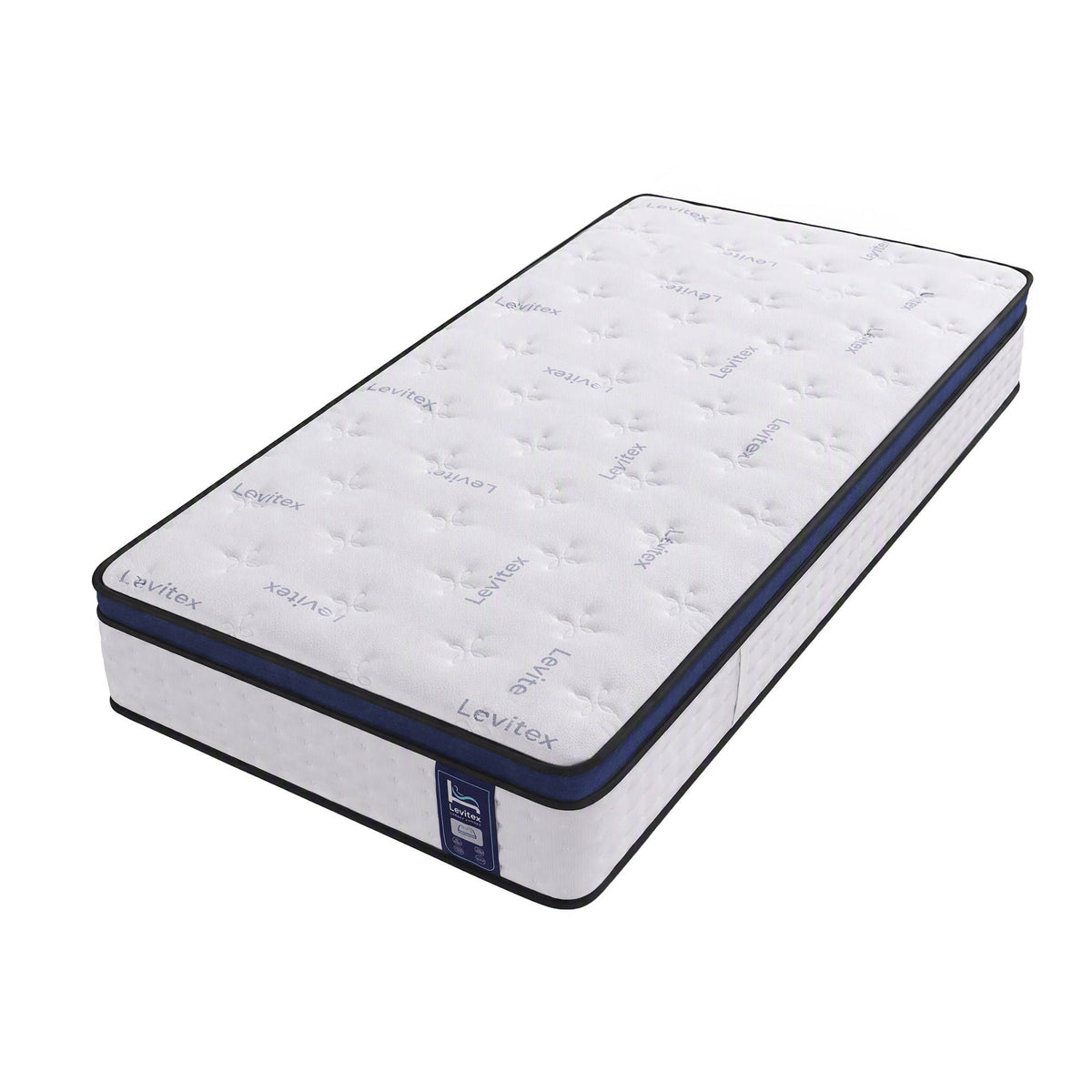 35CM Single Mattresses Gel Memory Foam and 7-Zone Ergonomic Pocket Spring, Anti-Roll Dual-Row Edge, Triple Cooling System for Hot Sleepers
