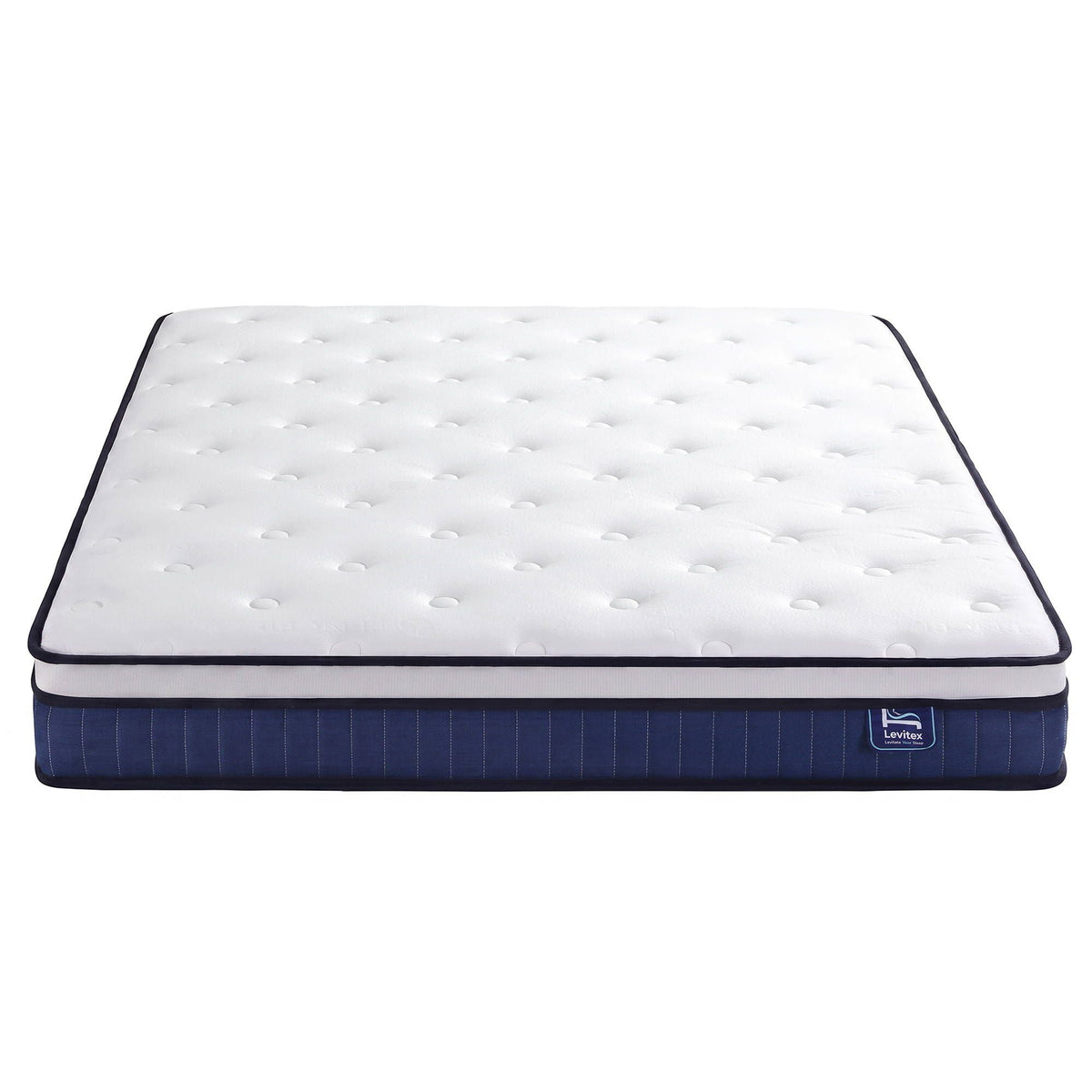Double Mattress 23CM With Pocket Spring & Cooling Gel Foam, Medium-Firm Full-Body Support, Mattresses In A Box