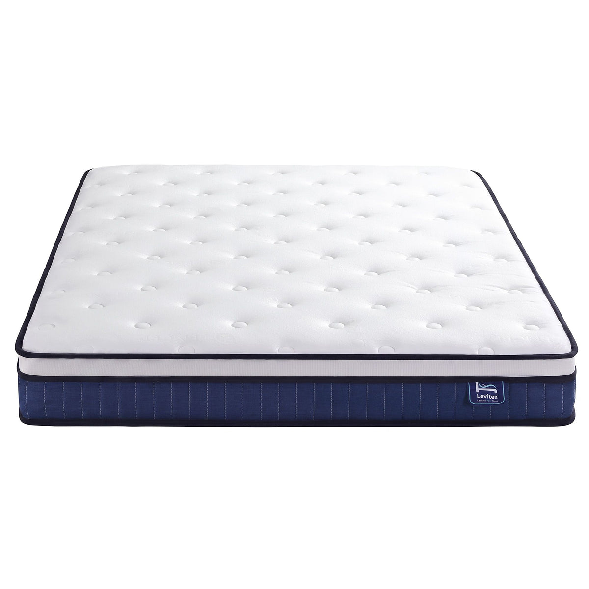 King Mattress 23CM With Pocket Spring & Cooling Gel Foam, Medium-Firm Full-Body Support, Mattresses In A Box