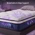Single Mattress 23CM With Pocket Spring & Cooling Gel Foam, Medium-Firm Full-Body Support, Mattresses In A Box