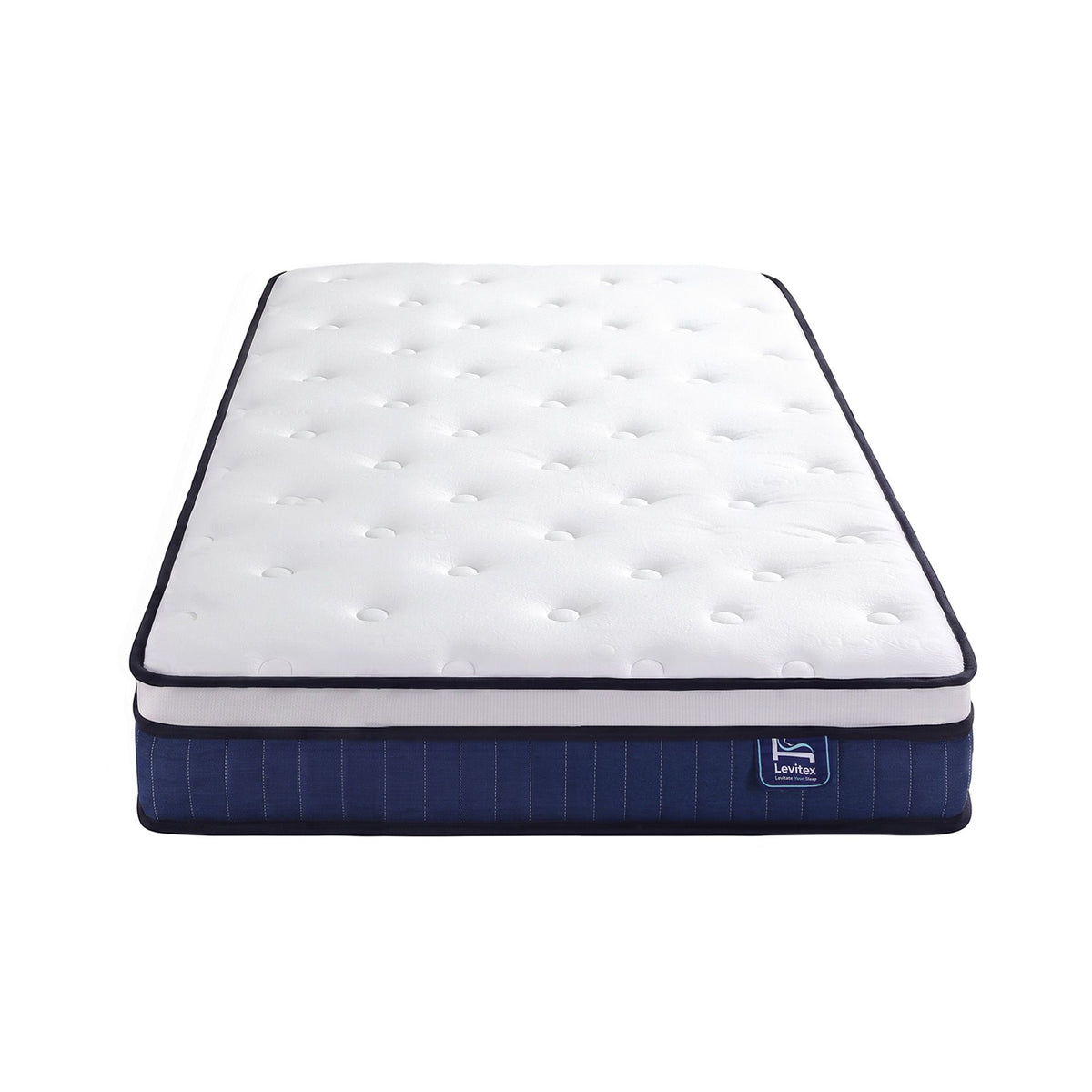 Single Mattress 23CM With Pocket Spring & Cooling Gel Foam, Medium-Firm Full-Body Support, Mattresses In A Box