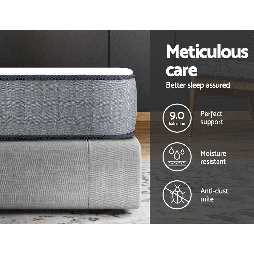 Queen Extra Firm Mattress 23cm Tight Top Bed Mattress 153x203cm
