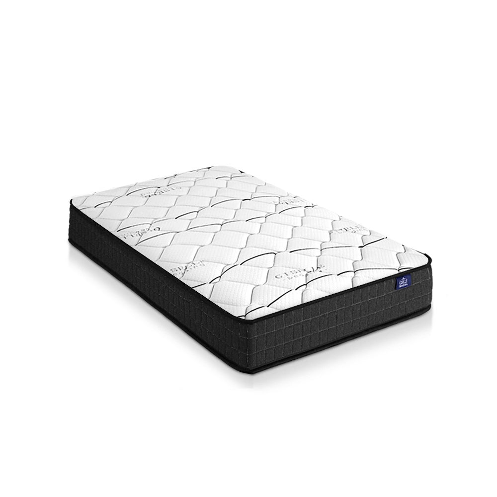 Glay Series Bonnell Spring Mattress – Medium Firm Support & Quilted Top Single