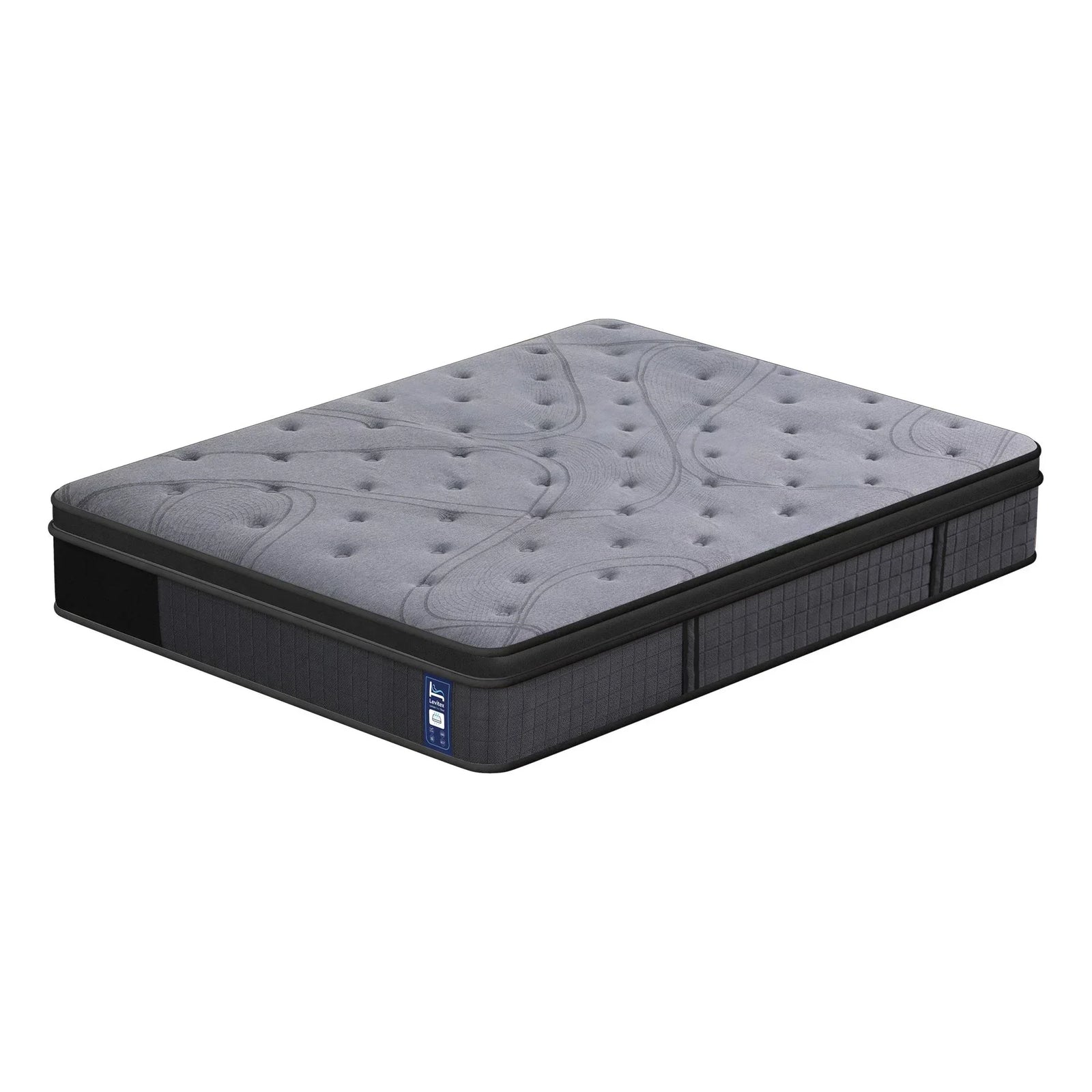 33 cm Mattress 8.0 Extra Firm 7-Zone Pocket Spring Mattress with Dual-Row Edge Support & Breathable Knit Cover Double