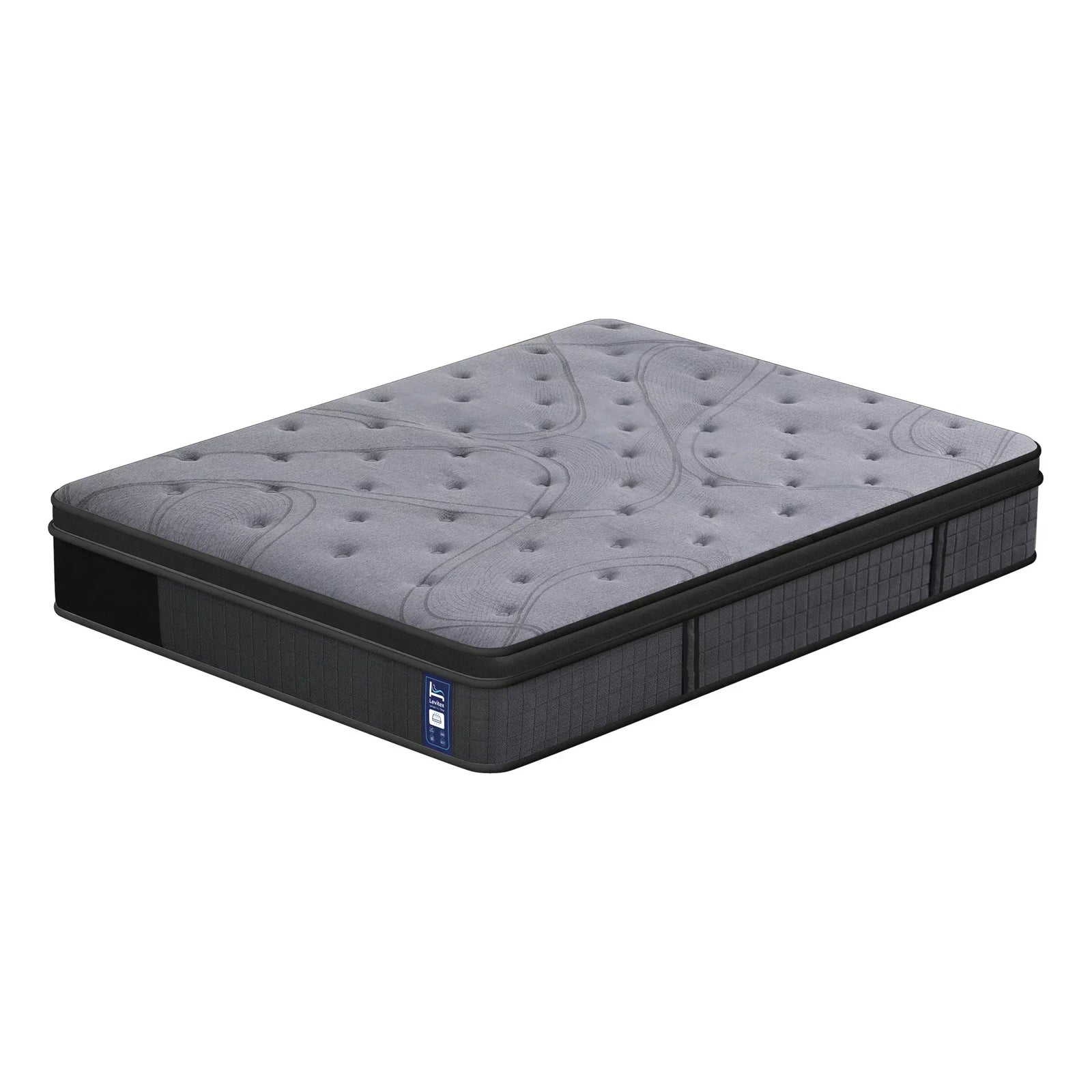 33 cm Mattress 8.0 Extra Firm 7-Zone Pocket Spring Mattress with Dual-Row Edge Support & Breathable Knit Cover Queen
