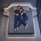 Double Mattress 25 cm Hybrid Pocket Spring with 4cm Egg Crate Foam for Deep Sleep Bamboo Charcoal Fabric