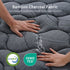 Double Mattress 25 cm Hybrid Pocket Spring with 4cm Egg Crate Foam for Deep Sleep Bamboo Charcoal Fabric