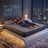 Double Mattress 25 cm Hybrid Pocket Spring with 4cm Egg Crate Foam for Deep Sleep Bamboo Charcoal Fabric