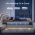 Single Mattress 25 cm Hybrid Pocket Spring with 4cm Egg Crate Foam for Deep Sleep Bamboo Charcoal Fabric