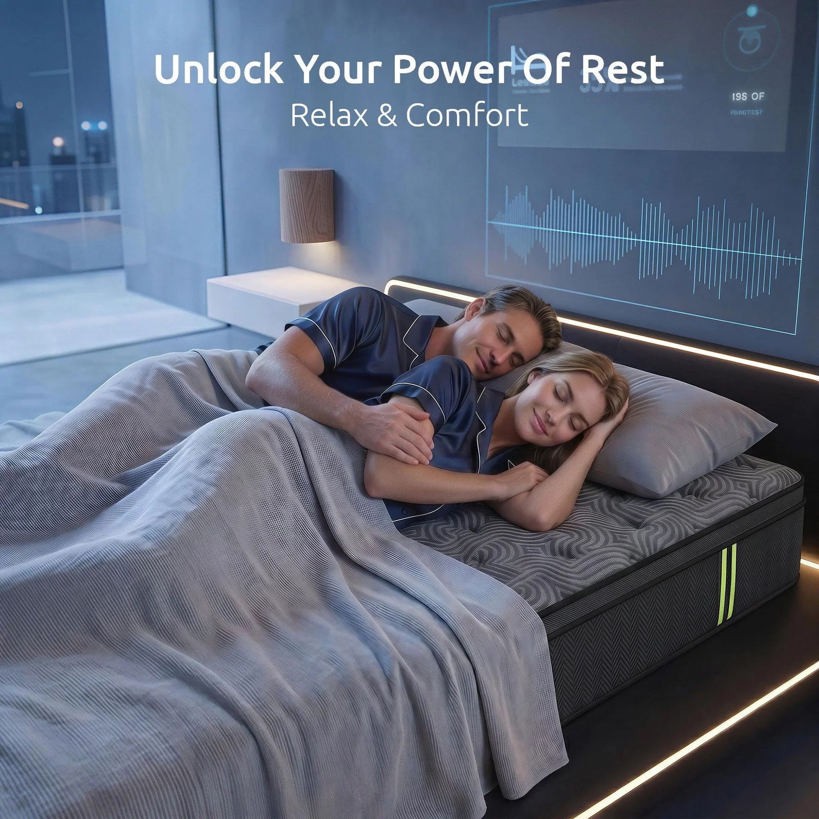 King Mattress 34 cm 5-Zone Pressure Relief  Pocket Spring with Reinforced Edge Support & Breathable Gel Memory Foam Hybrid Mattress