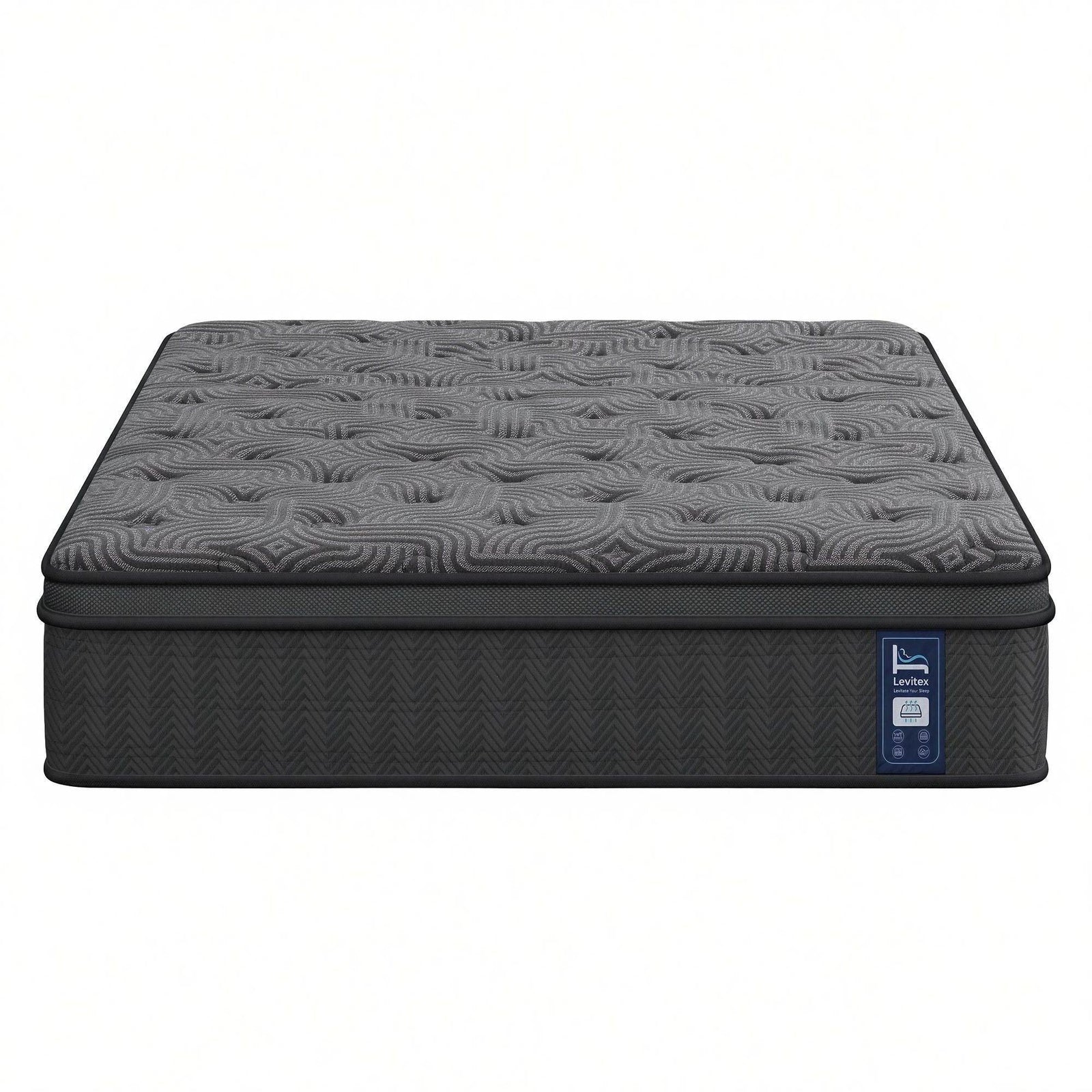 Queen Mattress 34 cm 5-Zone Pressure Relief  Pocket Spring with Reinforced Edge Support & Breathable Gel Memory Foam Hybrid Mattress