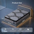 King Single Mattress 34 cm 5-Zone Pocket Spring with Latex & Memory Foam or Extra Lumbar & Shoulder Support