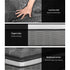 34cm Double Mattress Double Layer Pocket Spring Bamboo Medium Firm