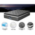 34cm Queen Mattress Double Layer Pocket Spring Bamboo Medium Firm Bed
