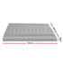 Giselle Bedding 8cm Memory Foam Mattress Topper 7-Zone Graphite Double