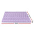 Giselle 8cm Memory Foam Mattress Topper Lavender Infused Bamboo Cover 7-Zone King