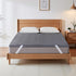 Giselle 8cm Memory Foam Mattress Topper Gel Dual Layer Foam Bamboo King