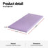Giselle 5cm Memory Foam Mattress Topper Lavender Infused Egg Crate King Single