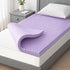 Giselle 5cm Memory Foam Mattress Topper Lavender Infused Egg Crate Pad Mat Single