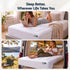 Giselle 5cm Single Memory Foam Mattress Topper Pillow Top with Gel Foam