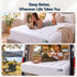 Giselle 8cm Double Memory Foam Mattress Topper Pillow Top with Gel Foam