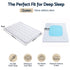 Giselle 8cm Queen Memory Foam Mattress Topper Pillow Top with Gel Foam