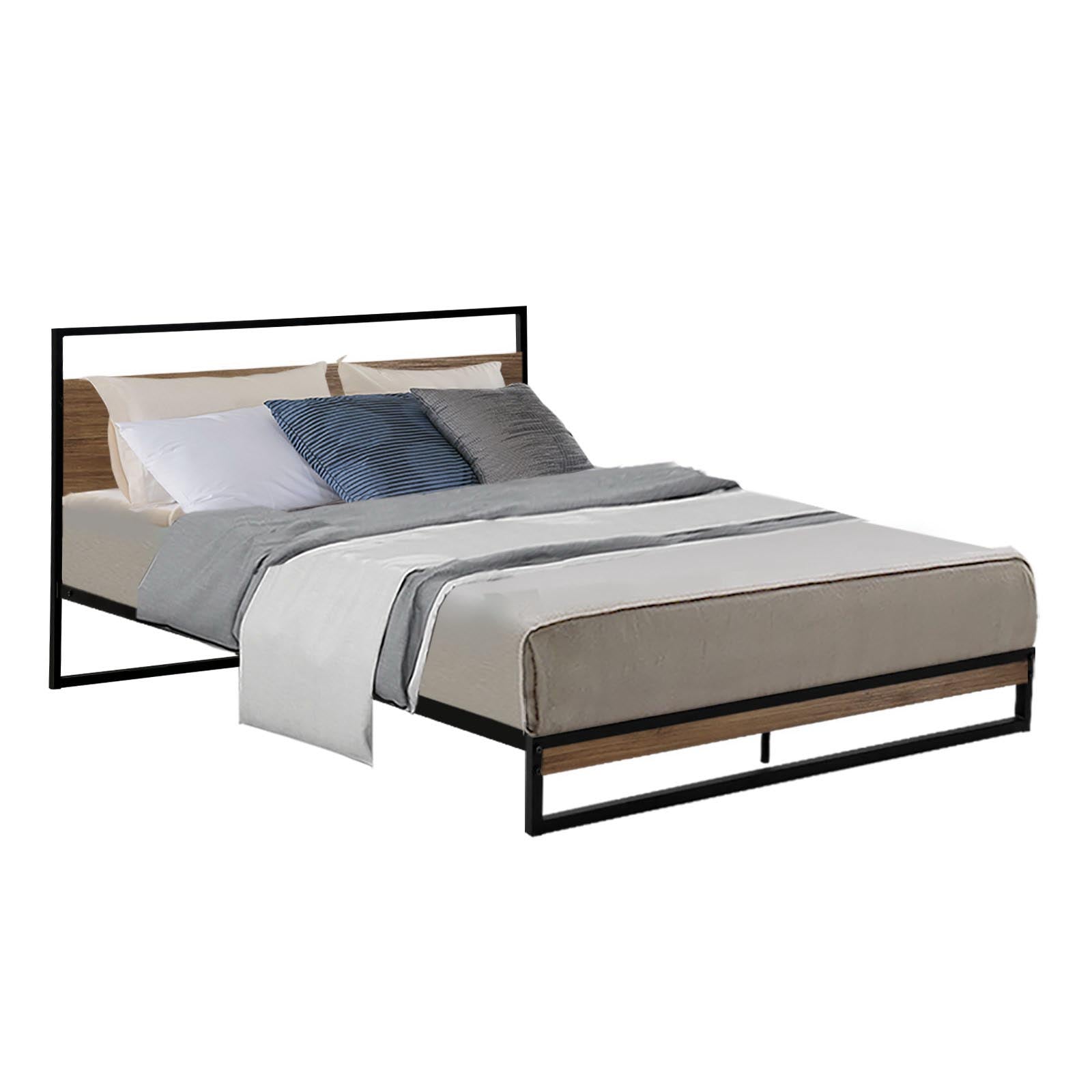 Artiss Bed Frame Double Size Metal Bed Frame DANE