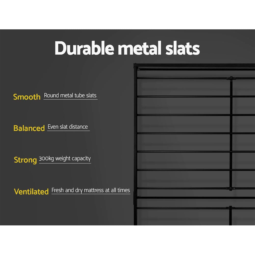 Artiss Bed Frame King Size Metal Bed Frame DANE