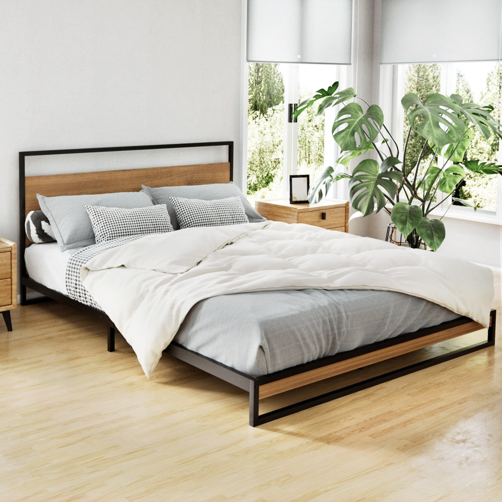 Artiss Bed Frame Queen Size Metal Bed Frame DANE