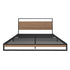 Artiss  Metal Bed Frame Double Size Beds Platform with Mattress