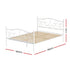 Artiss Bed Frame Double Size Metal Bed Frame GROA
