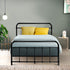 Artiss Bed Frame Metal Bed Frame LEO - King SingleBlack