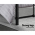 Artiss Bed Frame Metal Bed Frame LEO - Queen Black