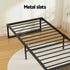 Bed Frame Metal Frame Single Bed Base 2 Drawers OSLO