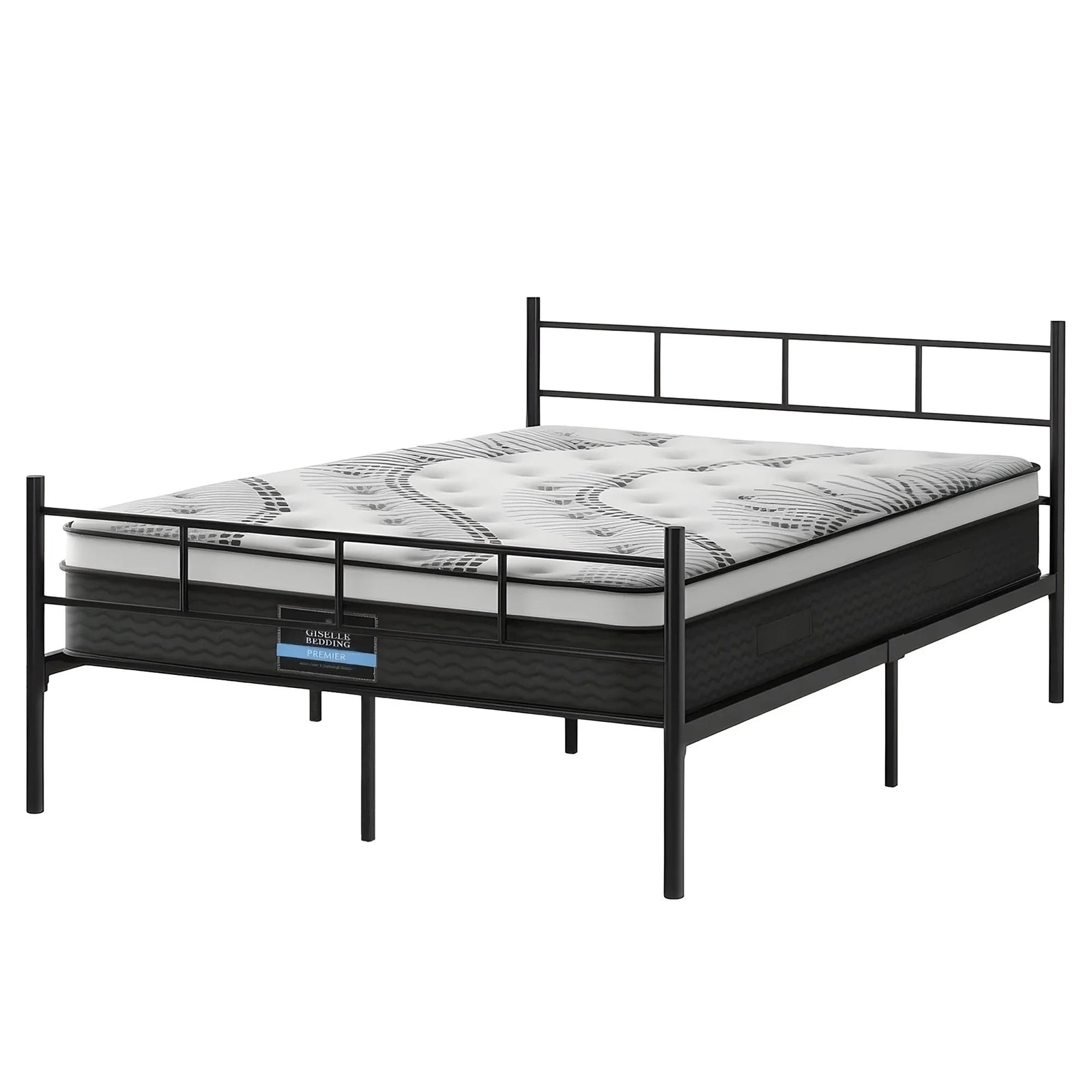 Bed Frame Double Metal Bed Frames SOL with Mattress