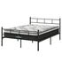 Bed Frame Double Metal Bed Frames SOL with Mattress