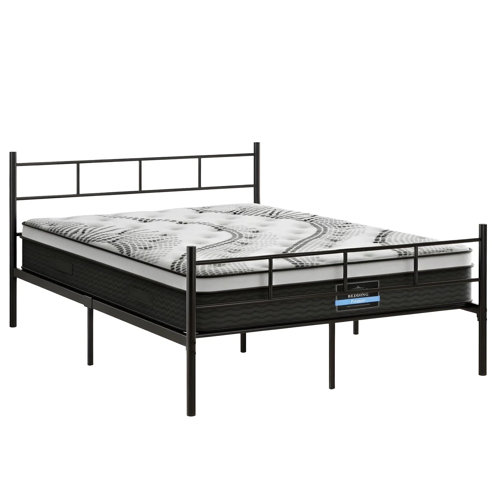Bed Frame Double Metal Bed Frames SOL with Mattress
