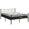 Bed Frame Double Metal Bed Frames SOL with Mattress