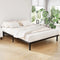 Artiss Queen Metal Bed Frame Steel Slat Base 300kg Black Platform Bed