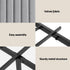 Metal Bed Frame Queen Size LED Charging Station 2 Drawers