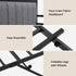 King Single Daybed with Trundle – Charging Ports, LED Frame, Storage Headboard